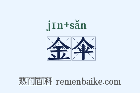 金伞是什么意思的图片